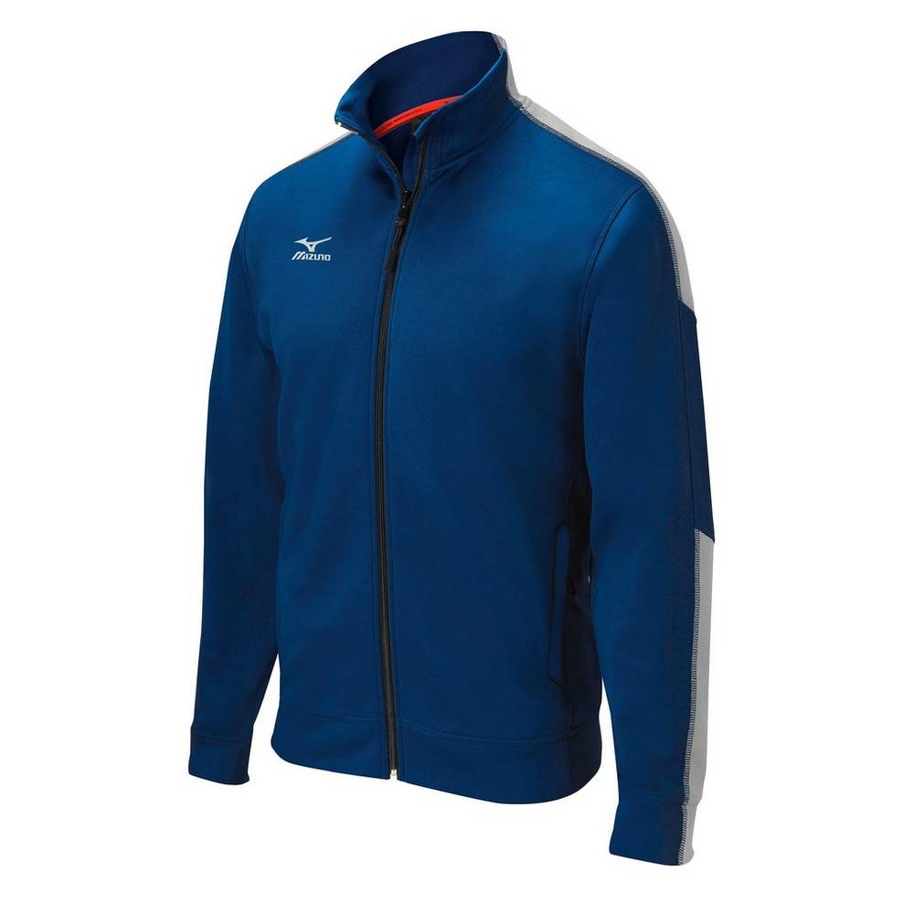 Panske Bundy Mizuno Elite Thermal Námornícka Modrá/Siva Vypredaj UQER34570